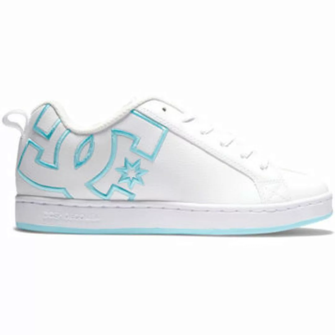 DC Shoes  Sneaker Court graffik 300678 WHITE/WHITE/BLUE (XWWB) günstig online kaufen