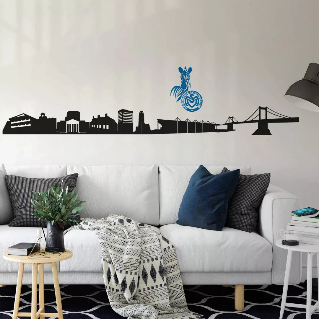 Wall-Art Wandtattoo "Fußball MSV Duisburg Logo", selbstklebend, entfernbar günstig online kaufen