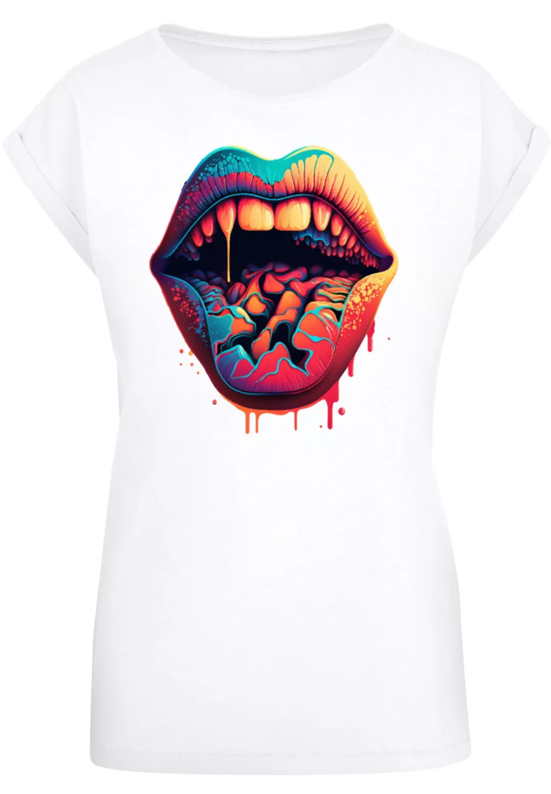 F4NT4STIC T-Shirt "Drooling Lips SHORT SLEEVE TEE" günstig online kaufen
