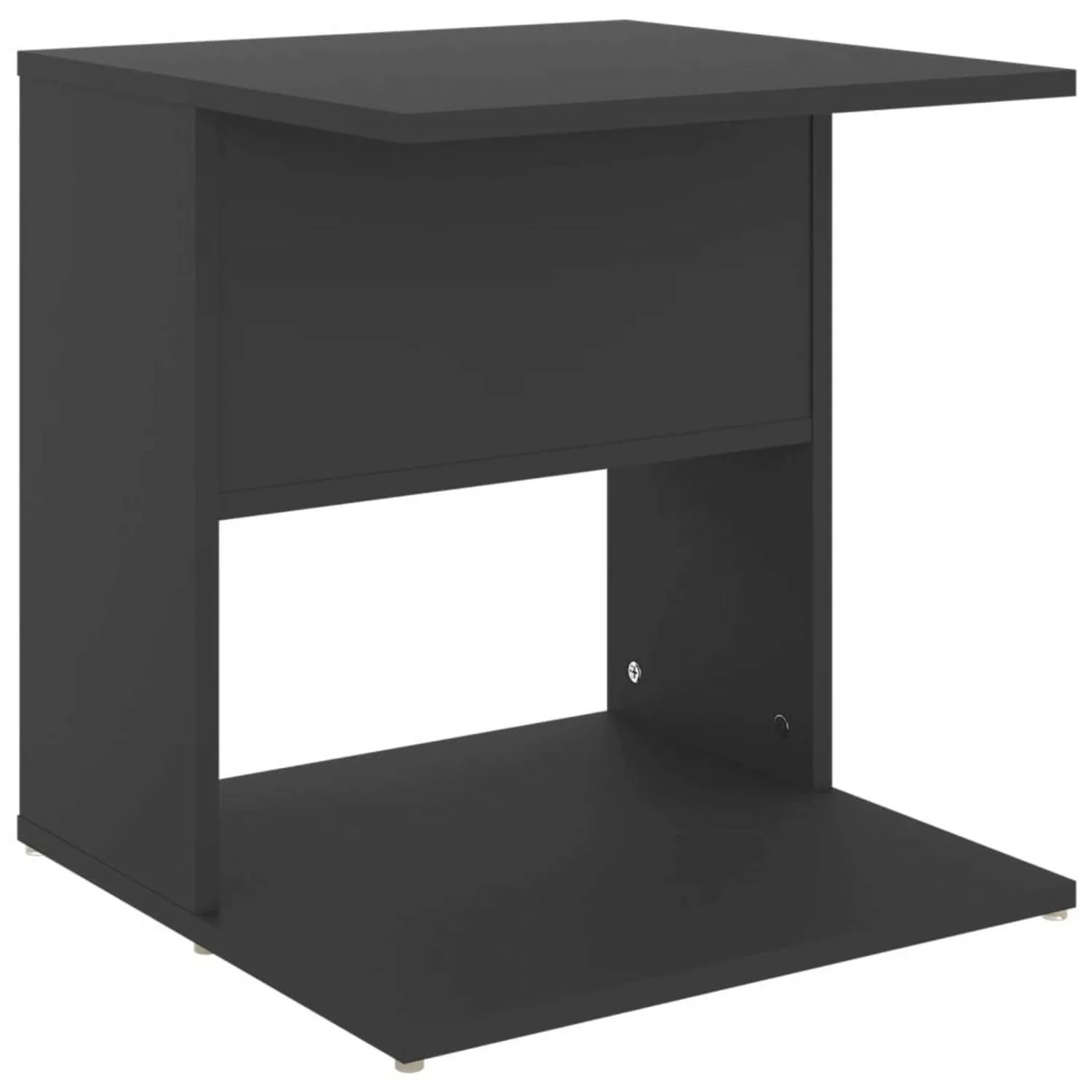 Beistelltisch Grau 45x45x48 Cm Spanplatte günstig online kaufen