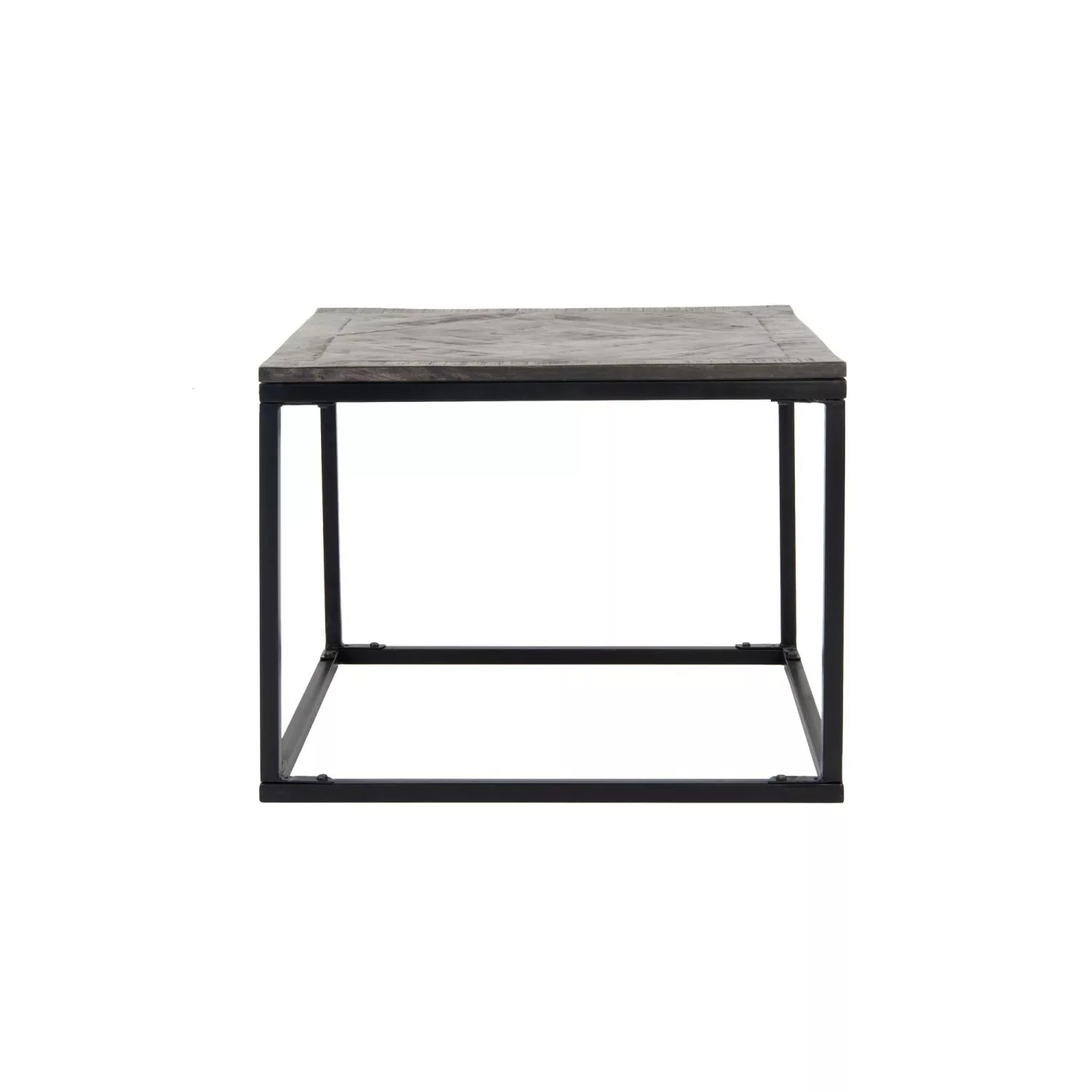 WOMO-DESIGN Design Beistelltisch 60 x 60 cm Handgefertigt Quadratisch Grau günstig online kaufen