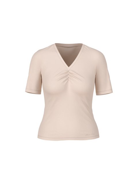 Marc Cain T-Shirt Feminines uni T-Shirt mit Raffung günstig online kaufen