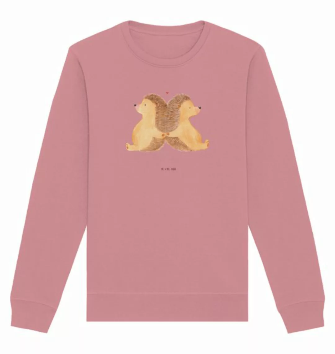 Mr. & Mrs. Panda Longpullover Größe M Igel händchenhaltend - Canyon Pink - günstig online kaufen