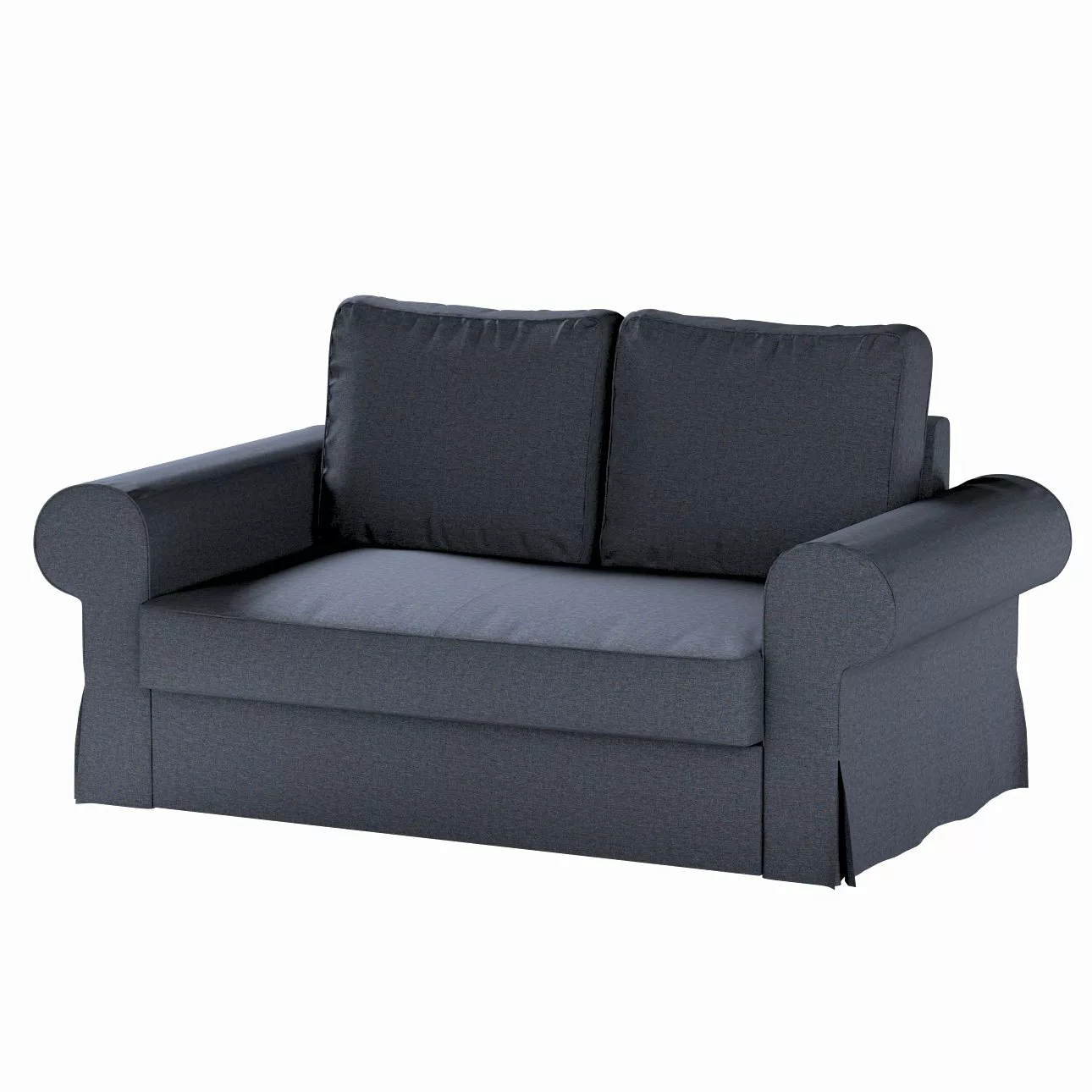 Bezug für Backabro 2-Sitzer Sofa ausklappbar, dunkelblau, Bezug für Backabr günstig online kaufen