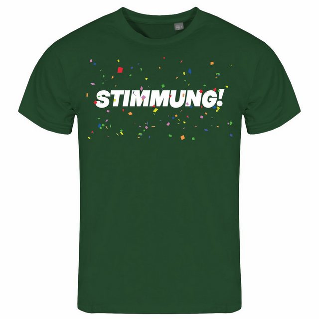 deinshirt Print-Shirt Herren T-Shirt STIMMUNG Konfetti Funshirt mit Motiv günstig online kaufen