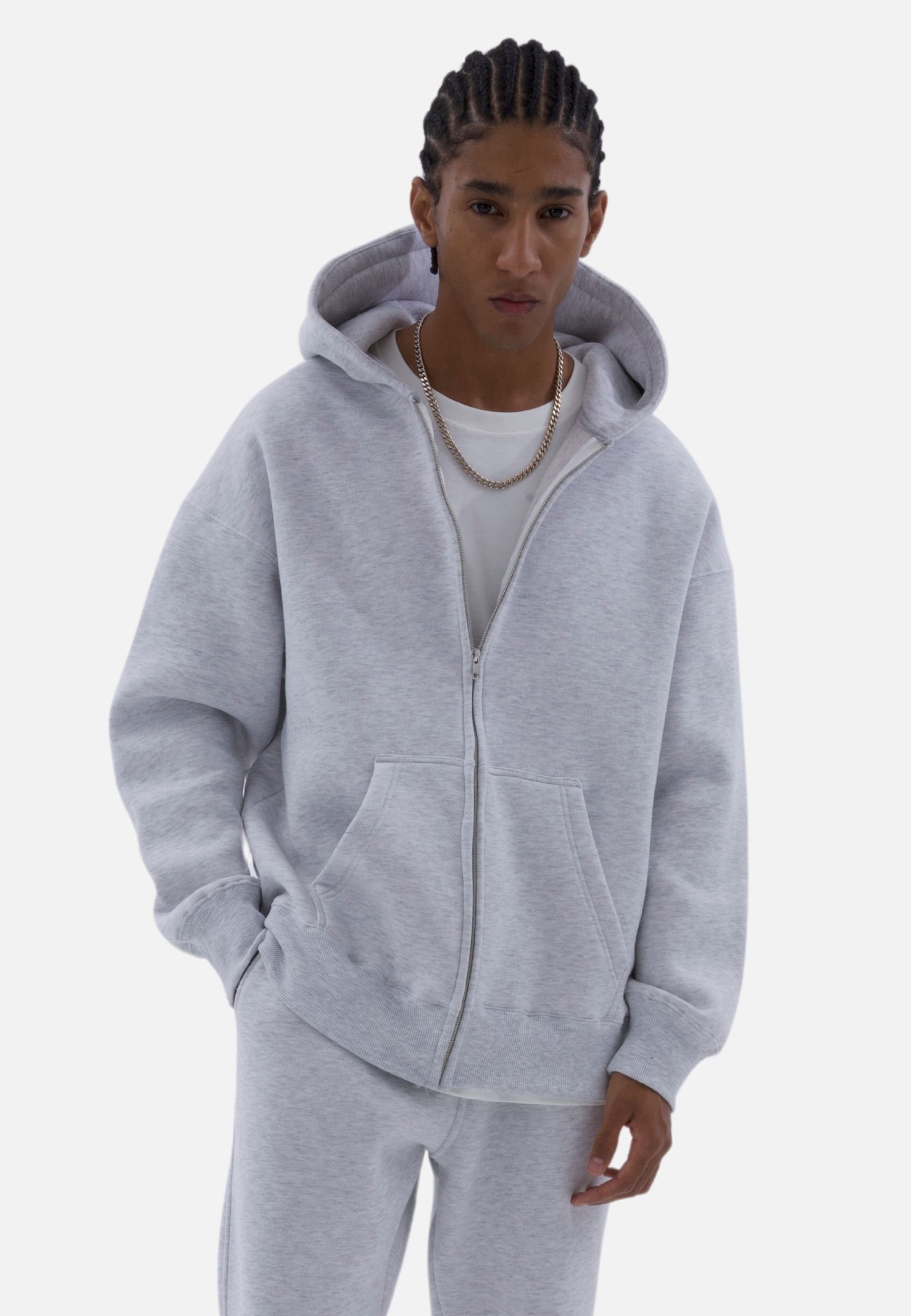 COFI Casuals Sweatjacke Basic Oversized Zip-Hoodie, günstig online kaufen
