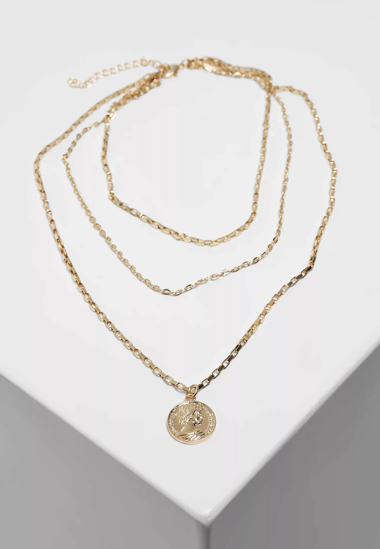 URBAN CLASSICS Edelstahlkette "Accessoires Layering Amulet Necklace" günstig online kaufen