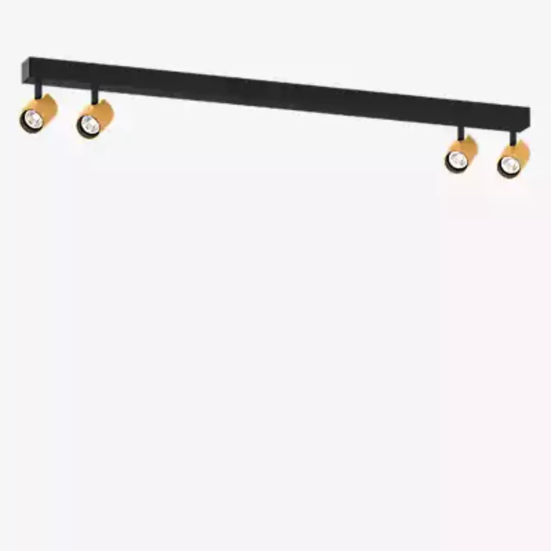 Wever & Ducré Ceno Surface 4.0 Strahler LED, schwarz/gold - 3.000 K günstig online kaufen