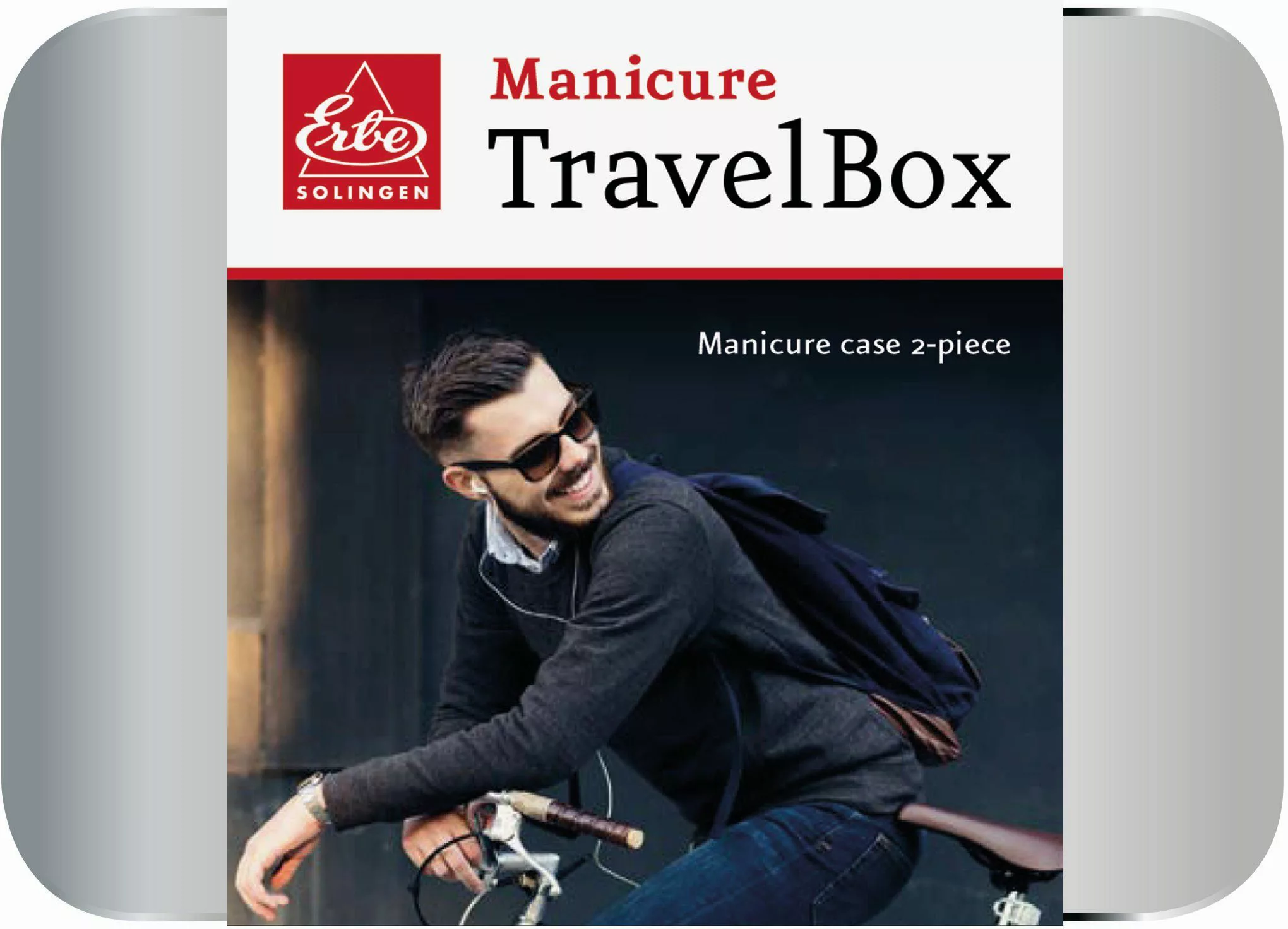 ERBE Maniküre-Etui Travel, 2 tlg., Robuste günstig online kaufen