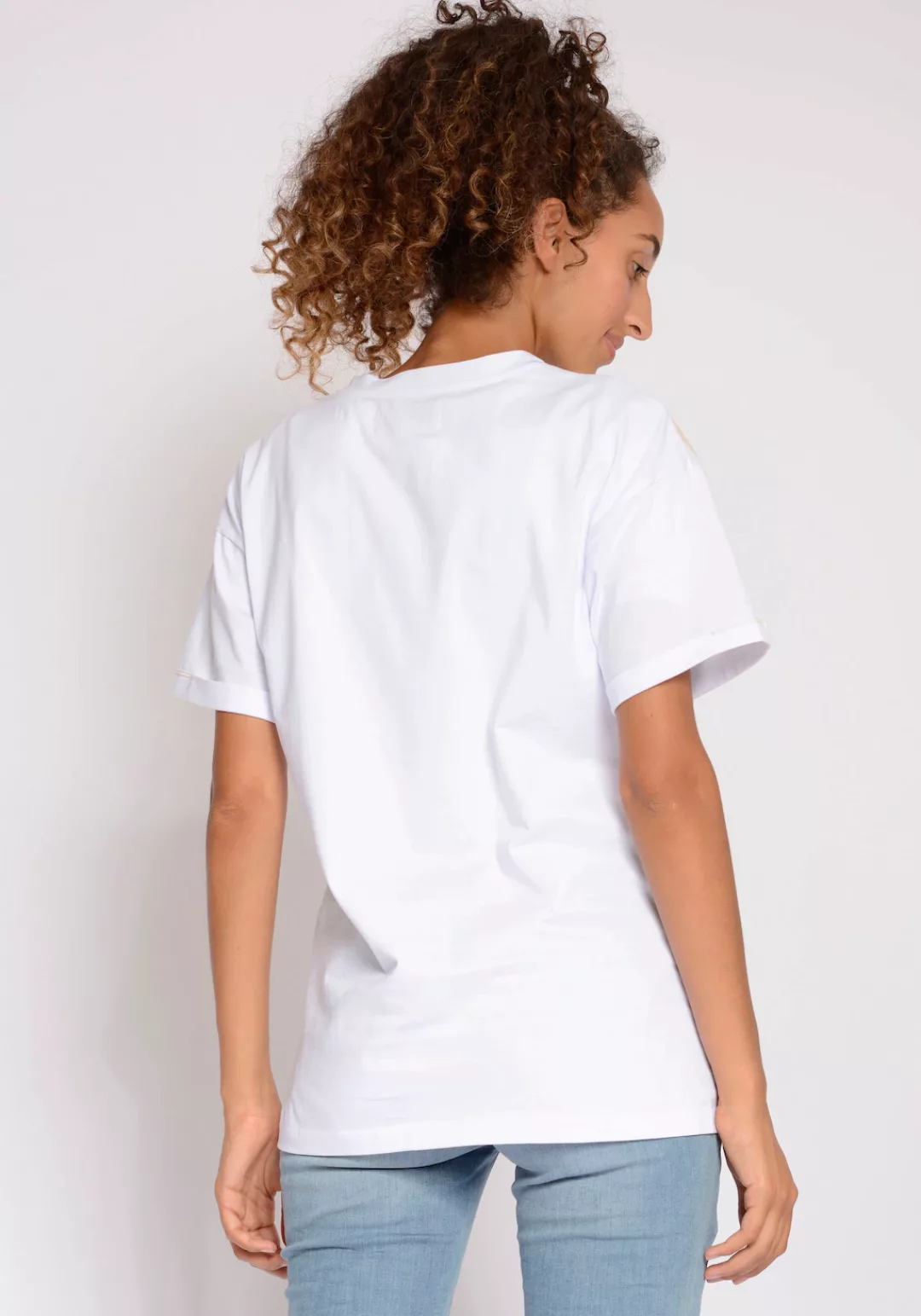 GANG T-Shirt 94AYDA SHIRT mit coolem Logo-Frontdruck günstig online kaufen