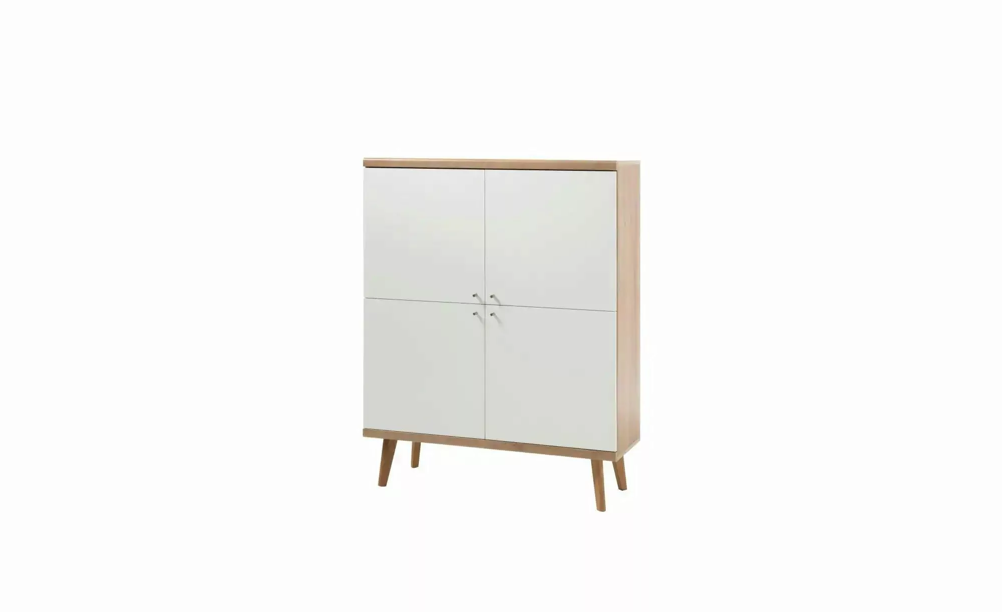 Highboard  Lessay ¦ weiß ¦ Maße (cm): B: 107 H: 134 Kommoden & Sideboards > günstig online kaufen