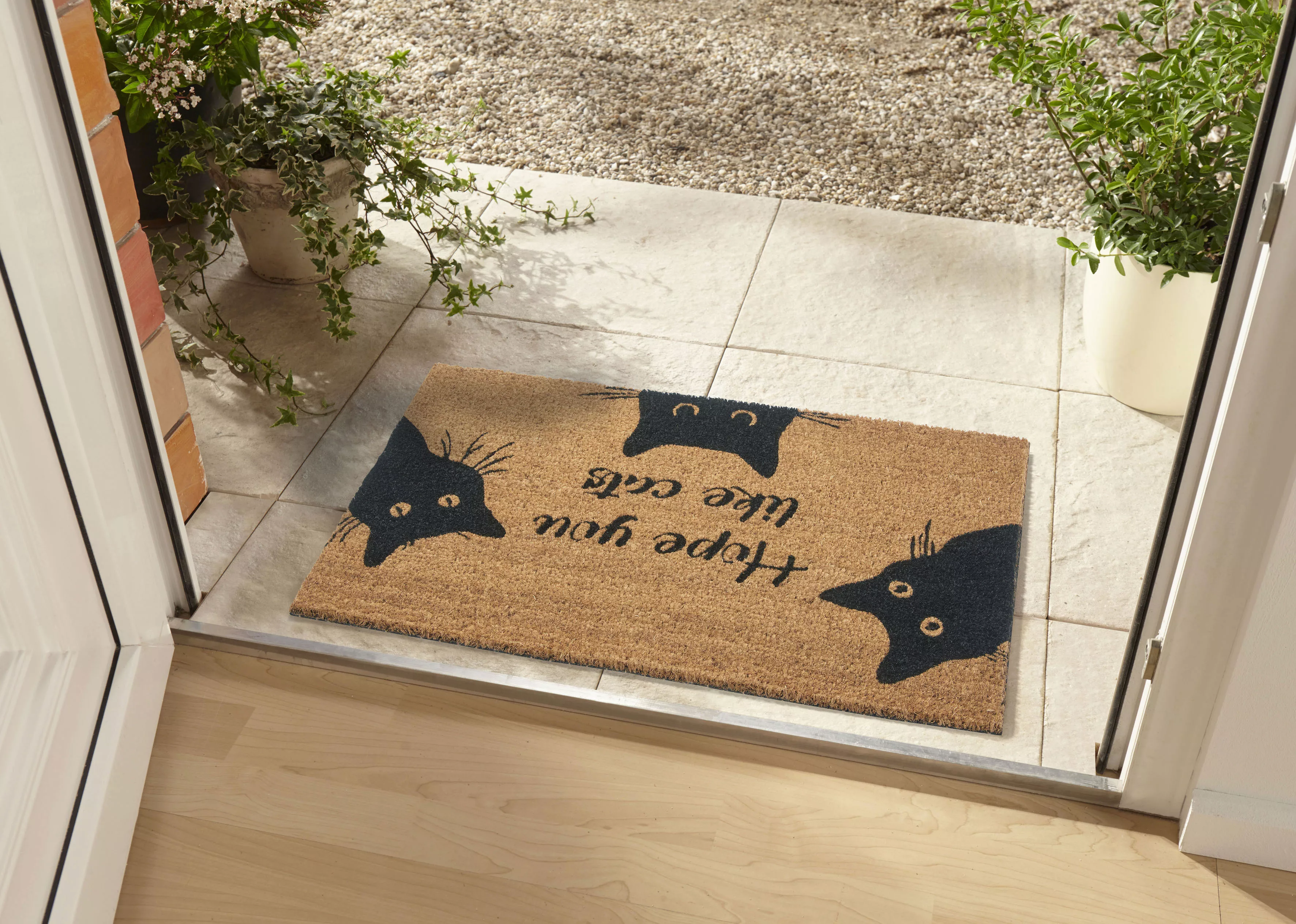 HANSE Home Fußmatte »Mix Mats Kokos Cat Fan«, rechteckig, Kokos, Schmutzfan günstig online kaufen