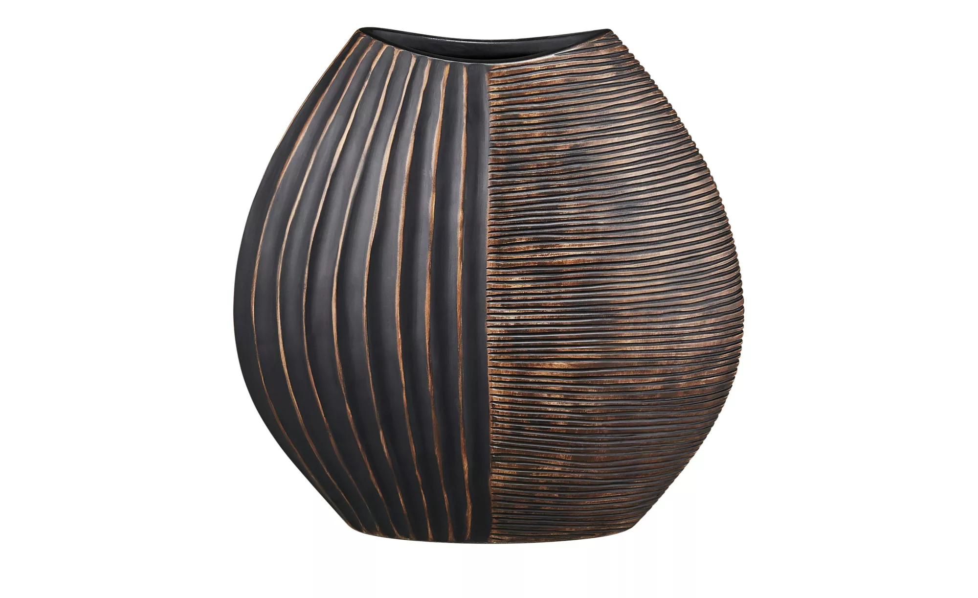 Deko-Vase ¦ braun ¦ Polyresin (Kunstharz) Ø: 10.5 Dekoration > Vasen - Höff günstig online kaufen