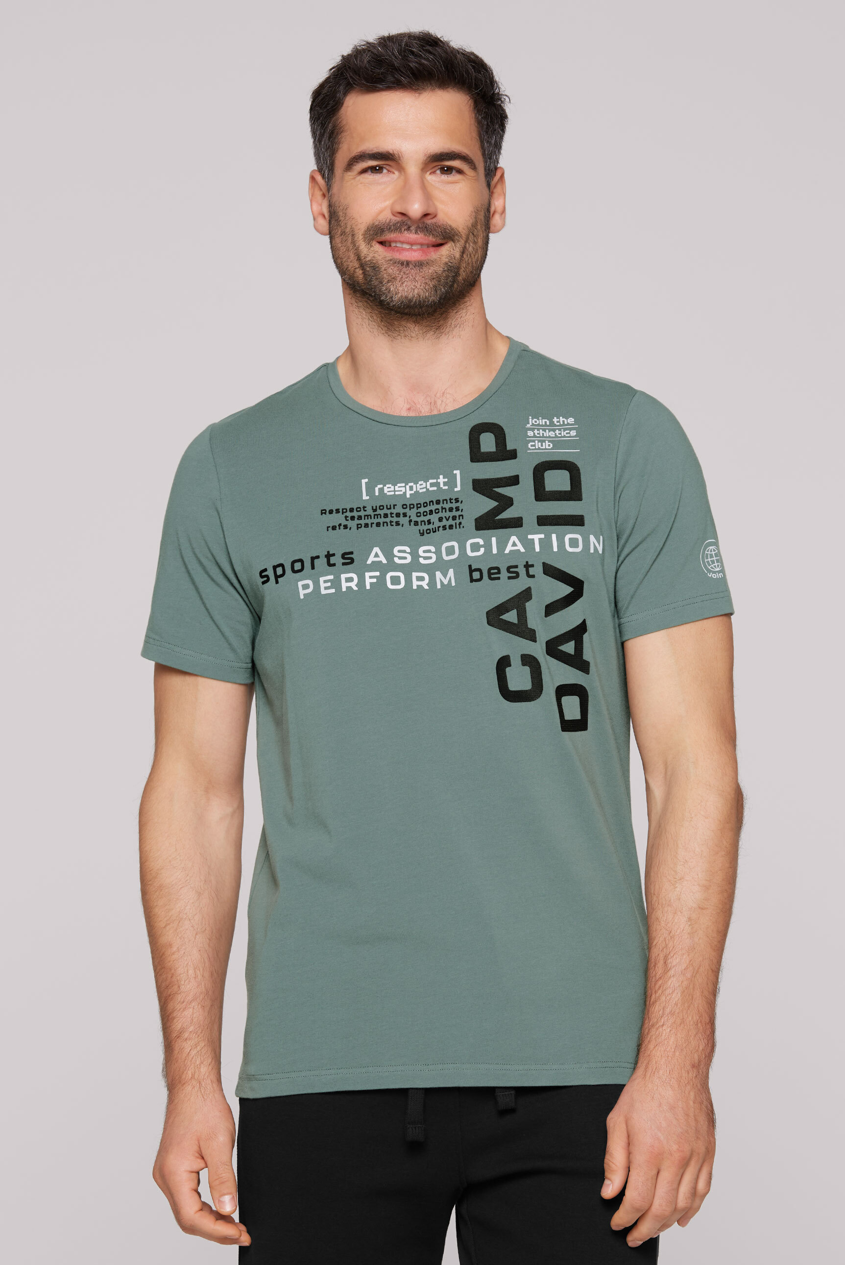 CAMP DAVID Rundhalsshirt, mit reflektierenden Details günstig online kaufen