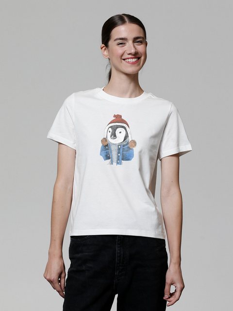 wat? Apparel Print-Shirt Pinguin (1-tlg) günstig online kaufen