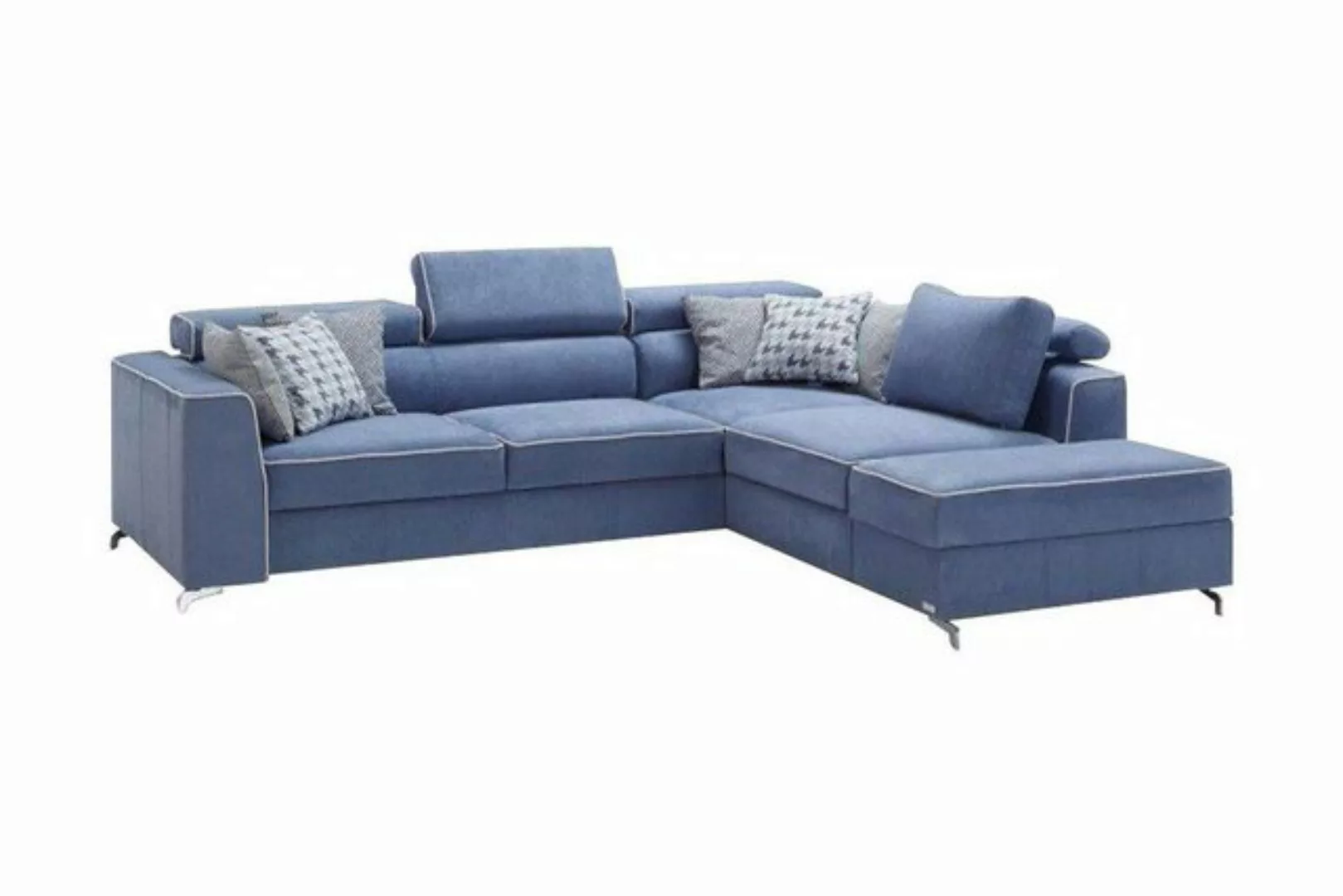 JVmoebel Ecksofa Ecksofa L-Form Sofa Couch Design Polster Schlafsofa Textil günstig online kaufen