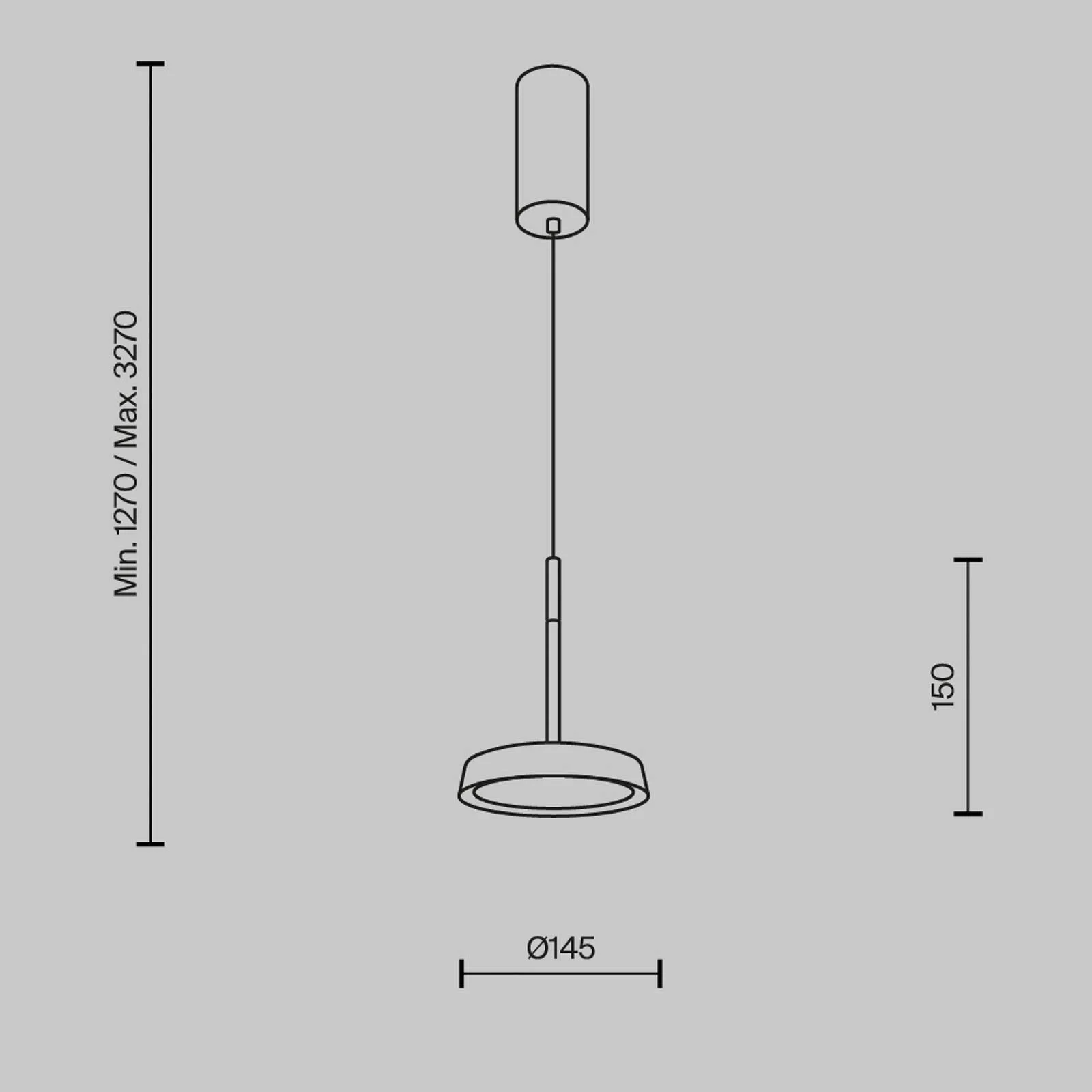 LED Pendelleuchte El in Terracotta und Schwarz 12W 700lm günstig online kaufen