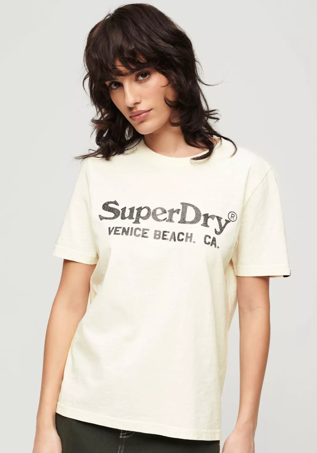 Superdry T-Shirt "METALLIC VENUE RELAXED TEE" günstig online kaufen