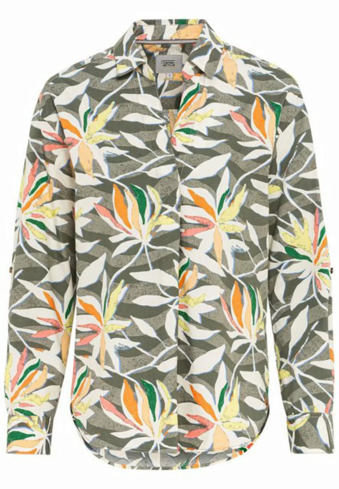 camel active Schlupfbluse mit Allover-Print Allover Print günstig online kaufen