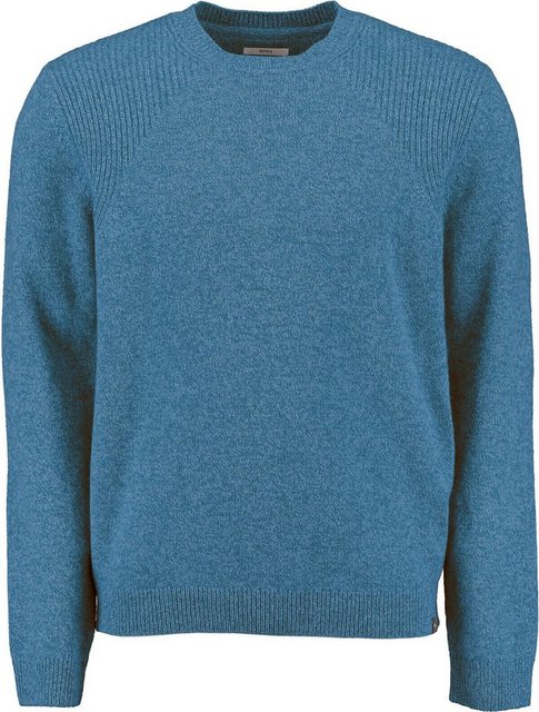 Brax Strickpullover BRAX Rundhals Lambswool Pullover Rick blau günstig online kaufen