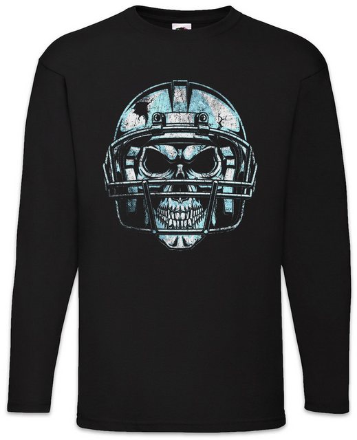 Urban Backwoods Langarmshirt American Football Skull Langarm T-Shirt Player günstig online kaufen