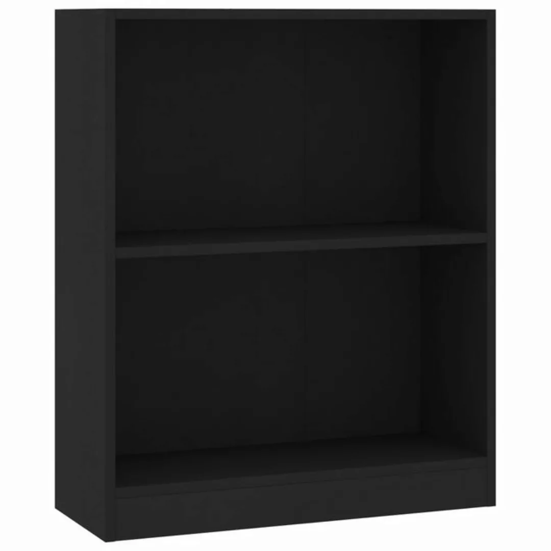 vidaXL Bücherregal Bücherregal Schwarz 60x24x74,5 cm Spanplatte günstig online kaufen