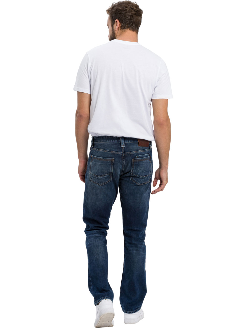 Cross Jeans Herren Jeans Dylan - Regular Fit - Blau - Dark Blue günstig online kaufen