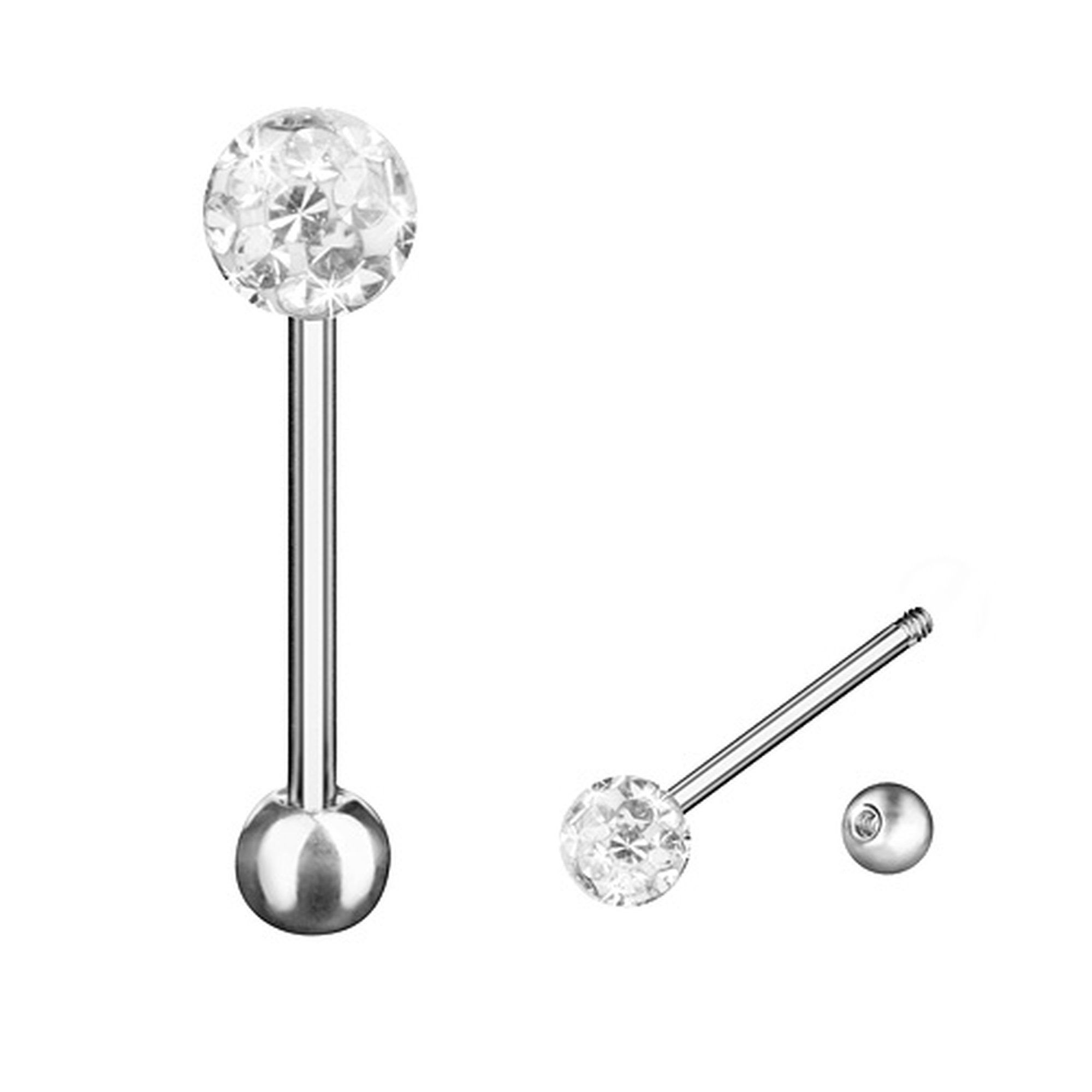 Taffstyle Piercing-Set Zungenpiercing Intim Brust Oral günstig online kaufen