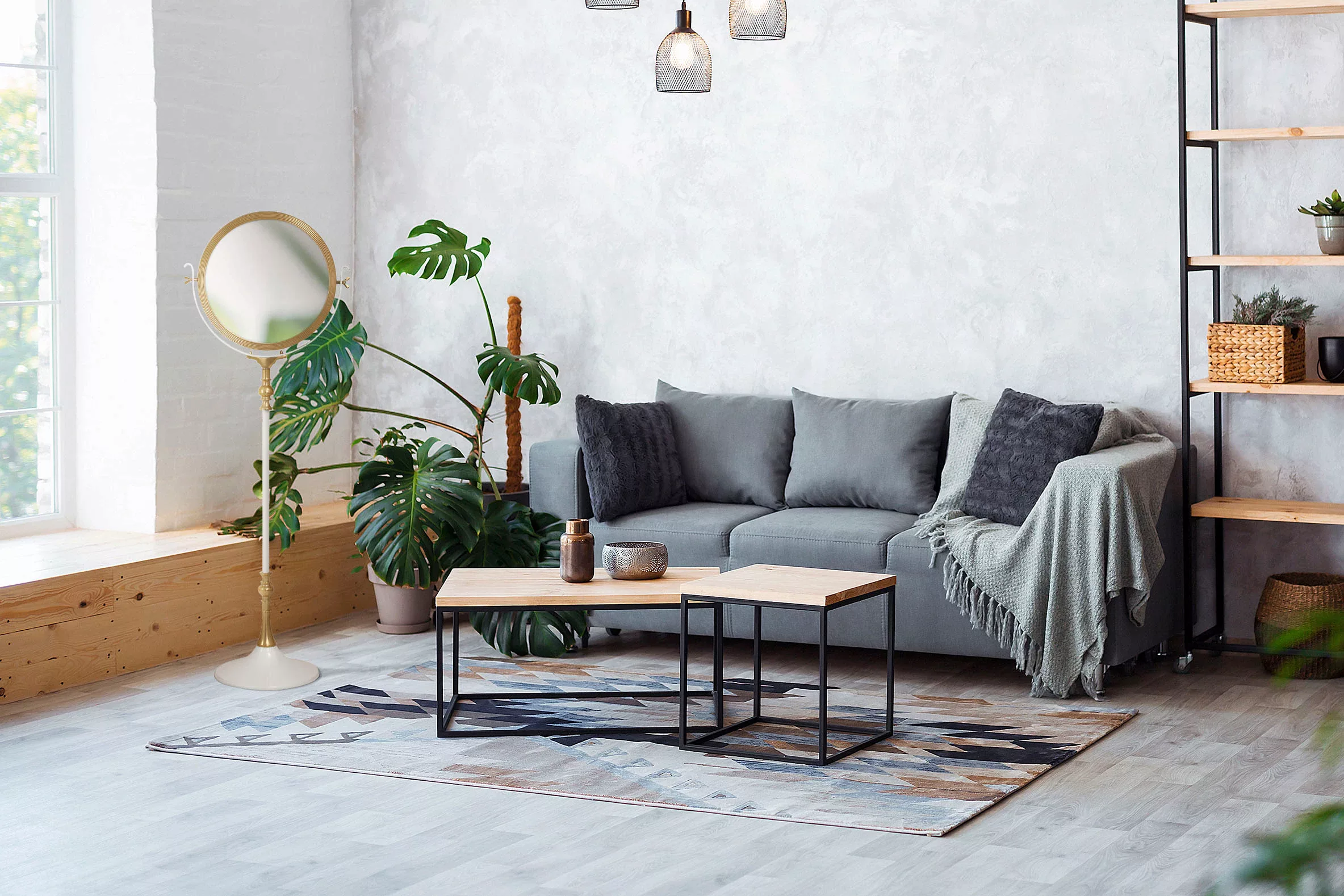 Kayoom Dekospiegel "Standspiegel Eleganca 125", (1 St.), Standspiegel günstig online kaufen