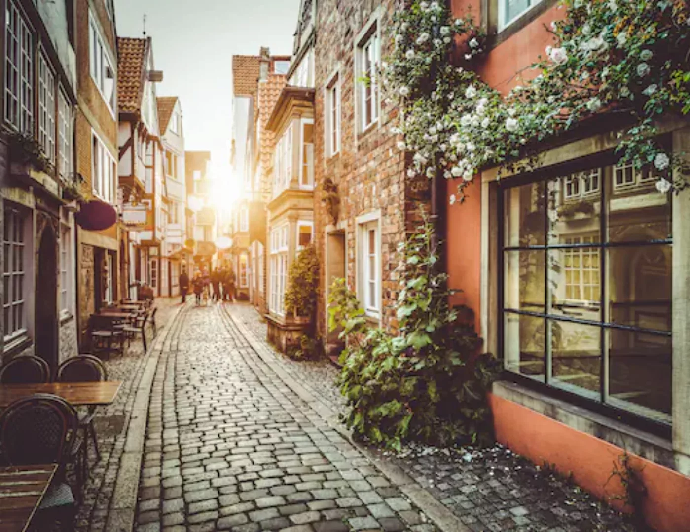 Papermoon Fototapete »Old Town in Belgium« günstig online kaufen