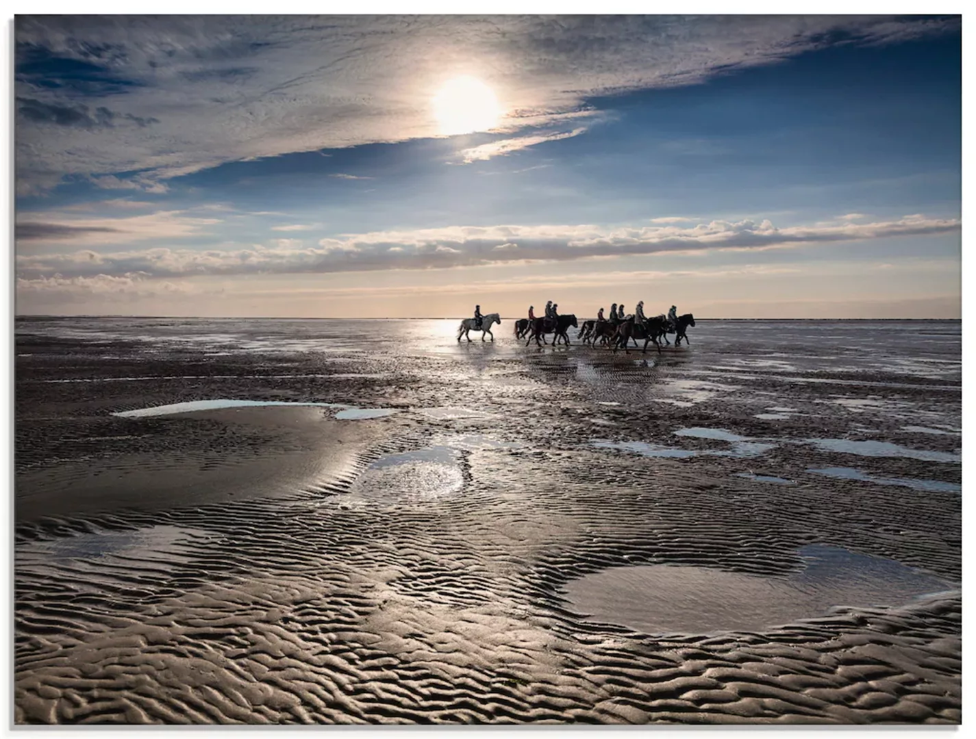 Artland Glasbild "Freiheit am Meer", Strand, (1 St.), in verschiedenen Größ günstig online kaufen