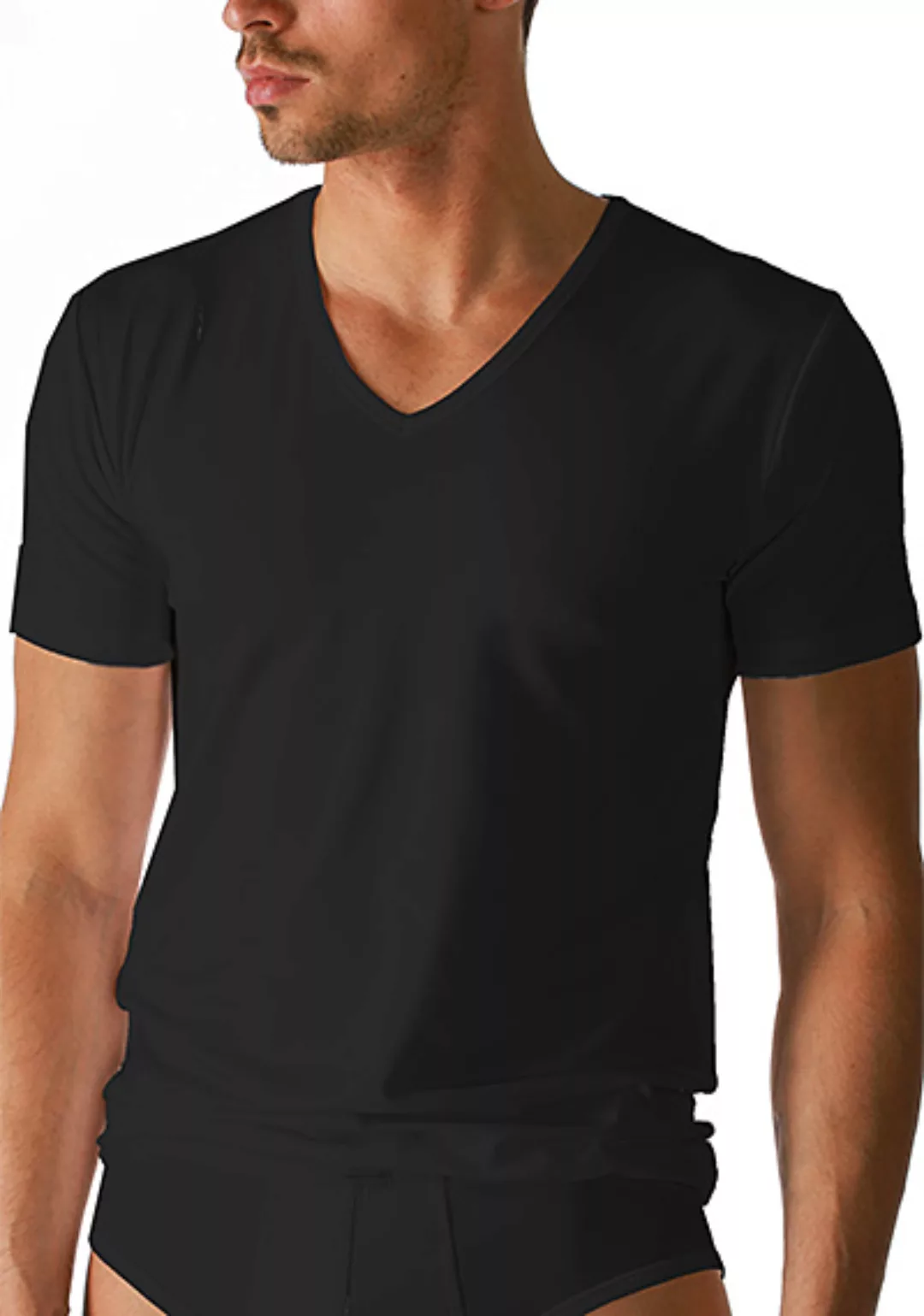 Mey DRY COTTON V-Shirt schwarz 46007/123 günstig online kaufen