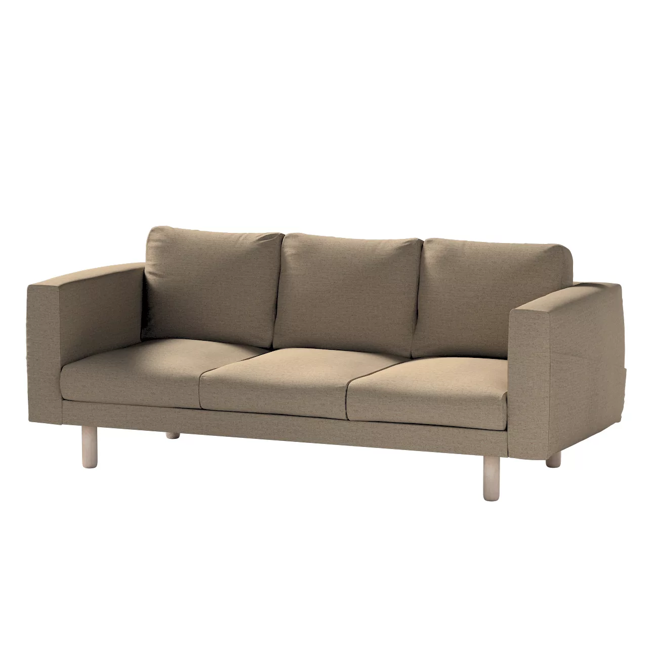 Bezug für Norsborg 3-Sitzer Sofa, beige, Norsborg 3-Sitzer Sofabezug, Madri günstig online kaufen