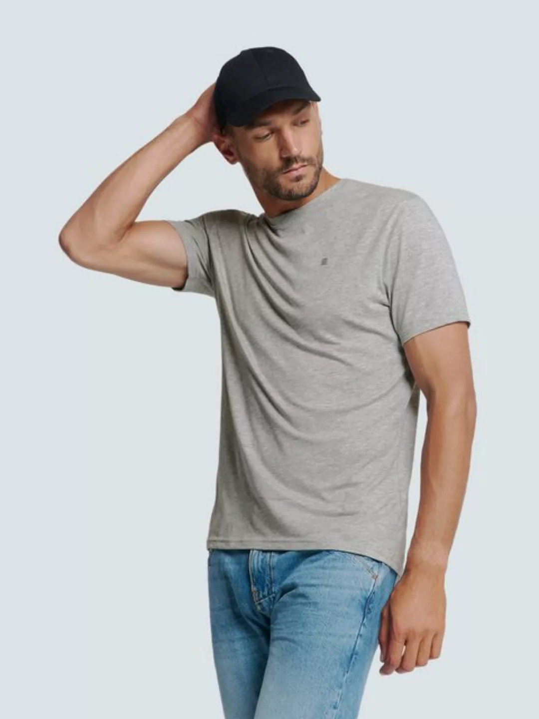 NO EXCESS T-Shirt No Excess Basic Rundhals-T-Shirt günstig online kaufen