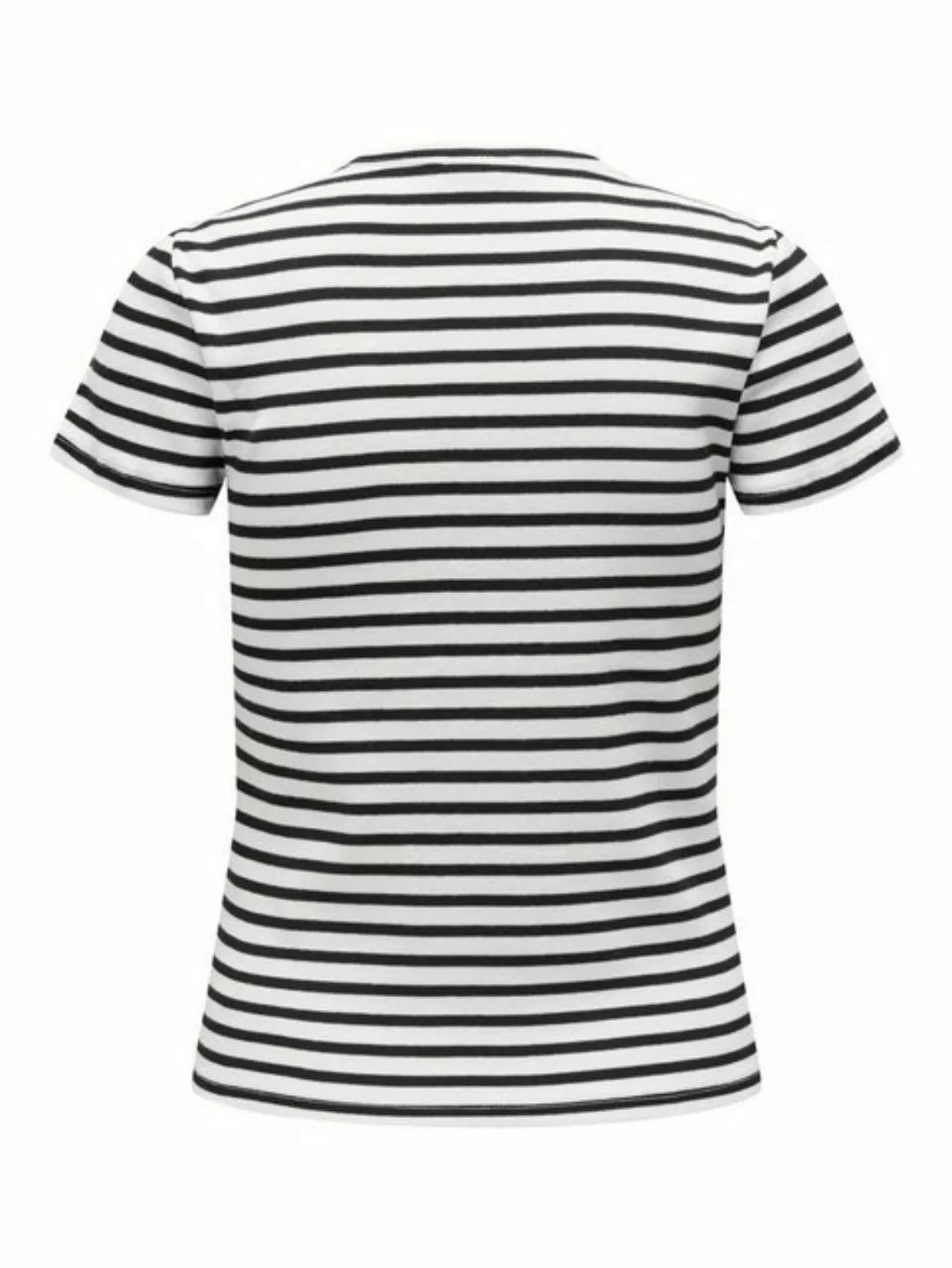 JACQUELINE de YONG T-Shirt Gestreiftes Shirt Top Basic Rundhals Oberteil JD günstig online kaufen