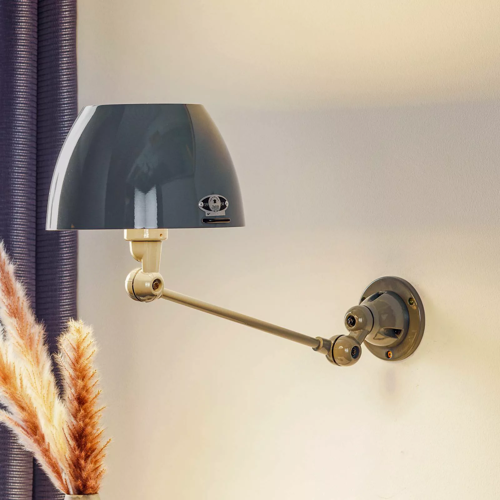 Jieldé Aicler AIC301 Wandlampe Gelenkarm grau günstig online kaufen