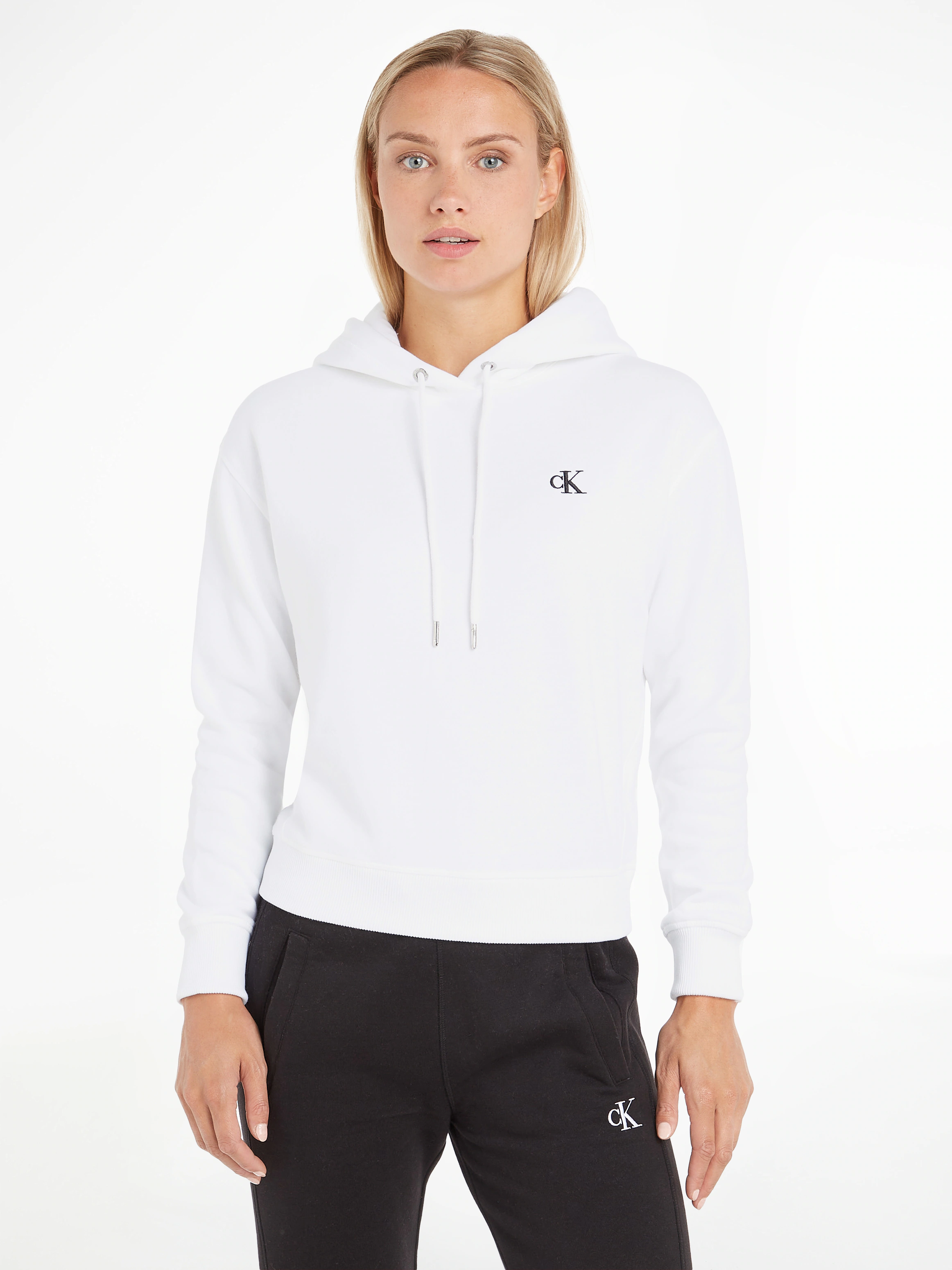 Calvin Klein Jeans Kapuzensweatshirt CK EMBROIDERY HD mit CK Monogramm Stic günstig online kaufen