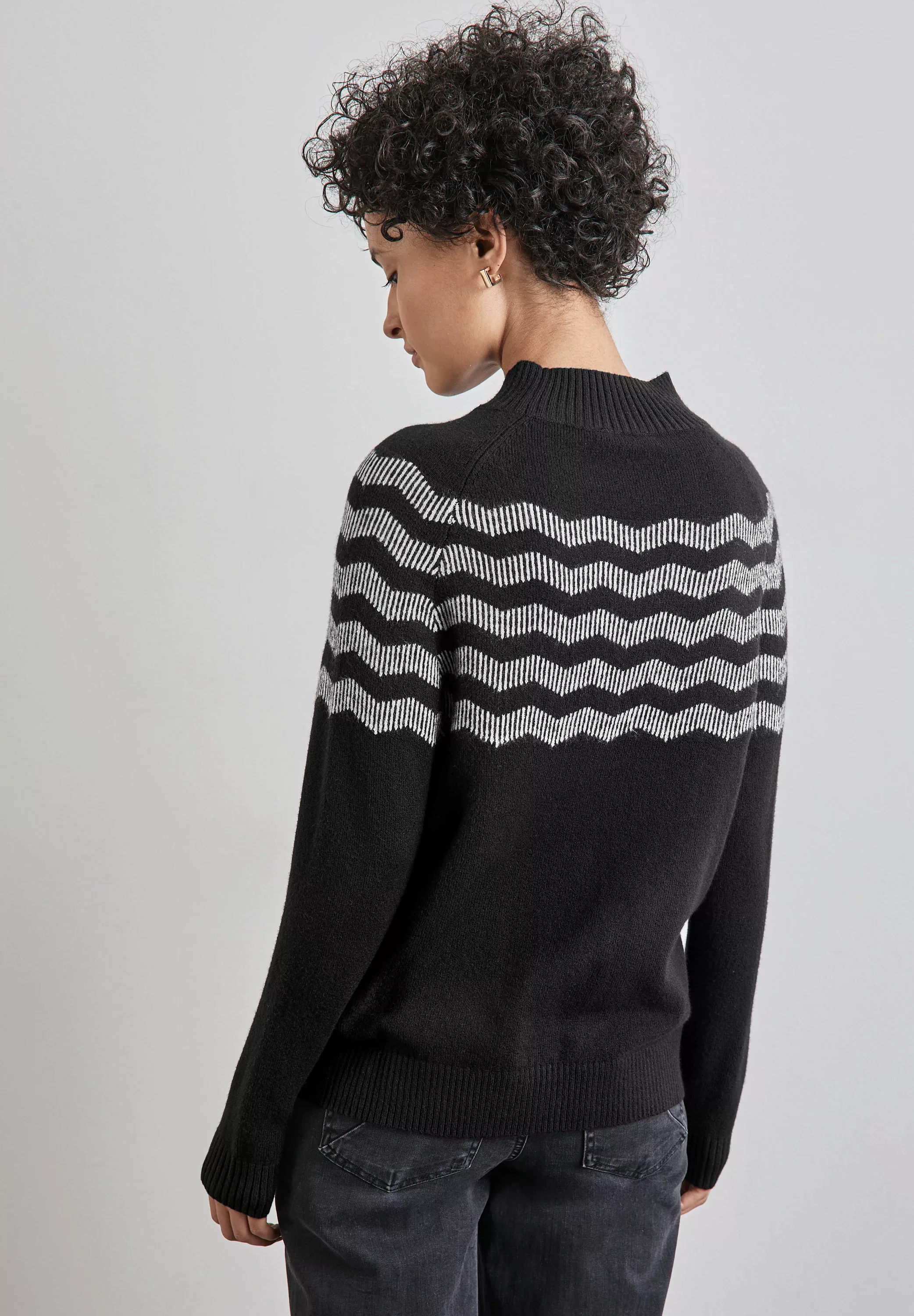 STREET ONE Strickpullover, mit Stehkragen günstig online kaufen