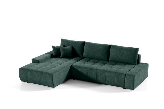 Fun Möbel Ecksofa Sofa mit Schlaffunktion VOGAR, inkl. Bettkasten, inkl. 3 günstig online kaufen