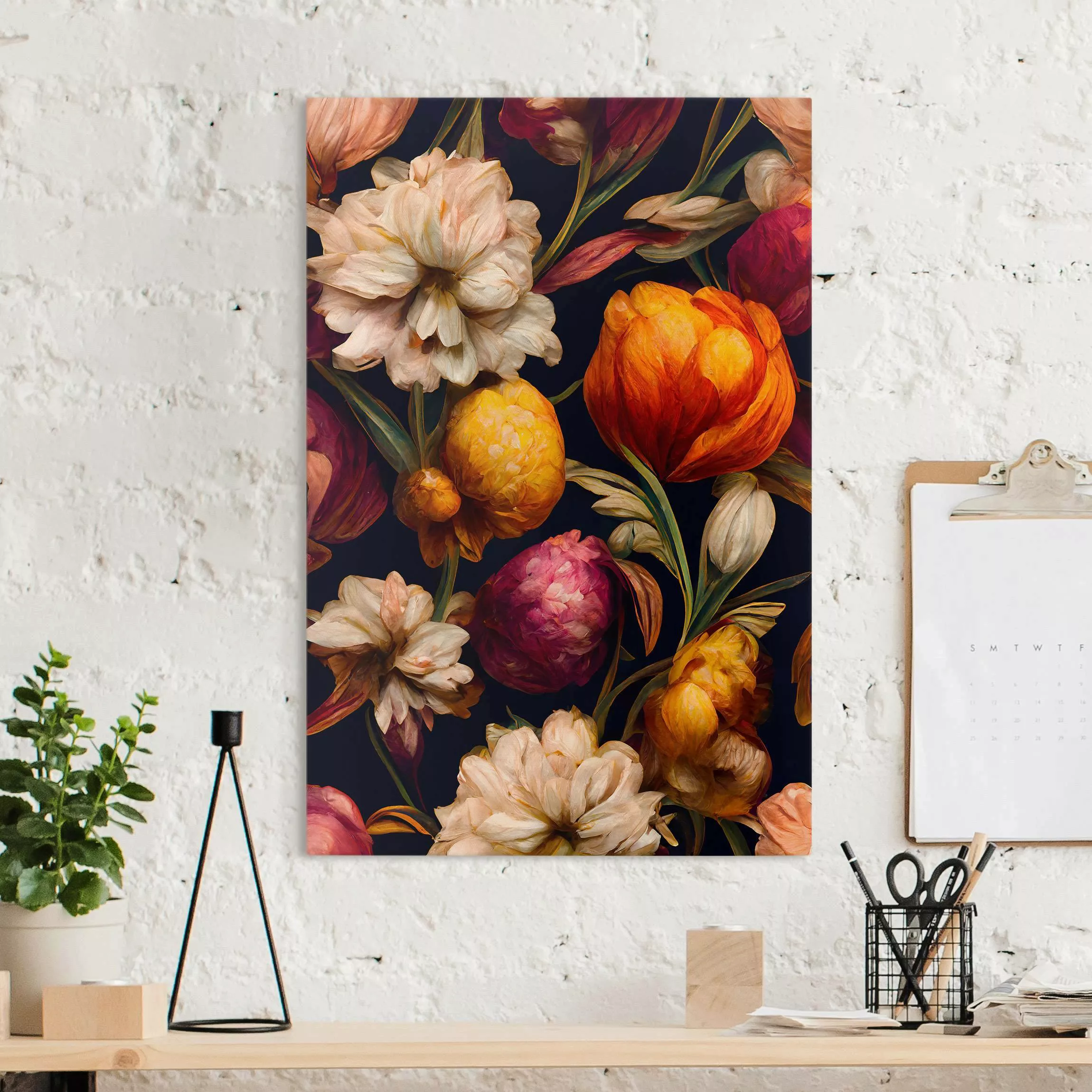Leinwandbild Warmes Bouquet günstig online kaufen