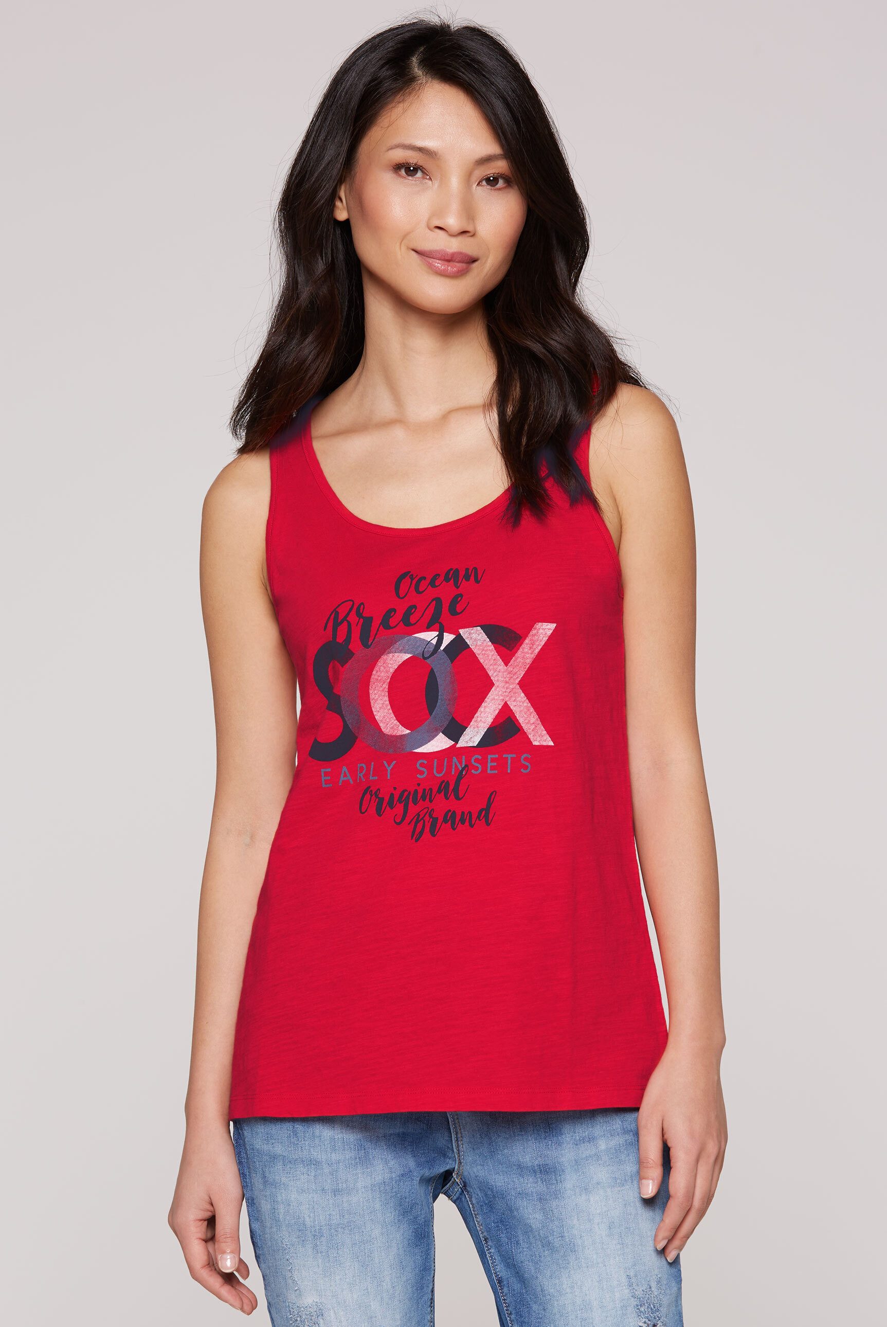 SOCCX Tanktop, aus Baumwolle günstig online kaufen