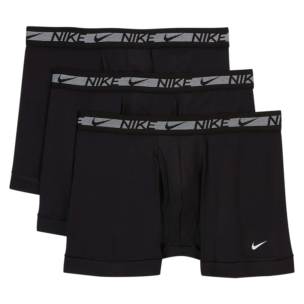 Nike – Flex – 3er-Pack Unterhosen aus Mikrofaser in Schwarz günstig online kaufen