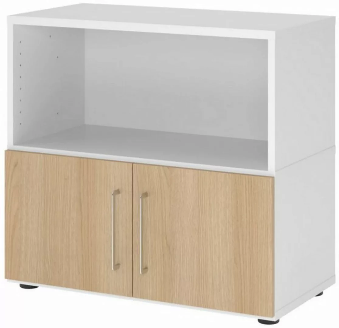 bümö Aktenschrank flexi Schrank Dekor: Weiß/Eiche günstig online kaufen