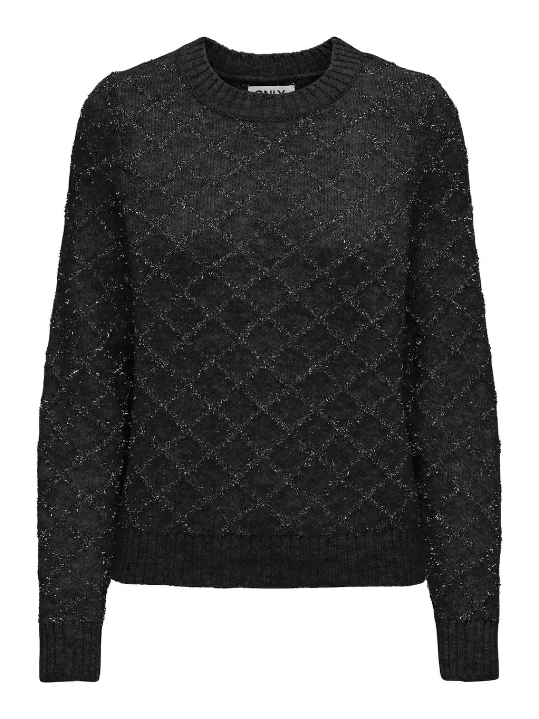 ONLY Rundhalspullover ONLALBA L/S GLITTER O-NECK CC KNT günstig online kaufen