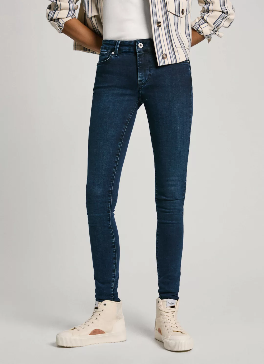 Pepe Jeans Skinny-fit-Jeans SKINNY JEANS LW in verschiedenen Waschungen günstig online kaufen