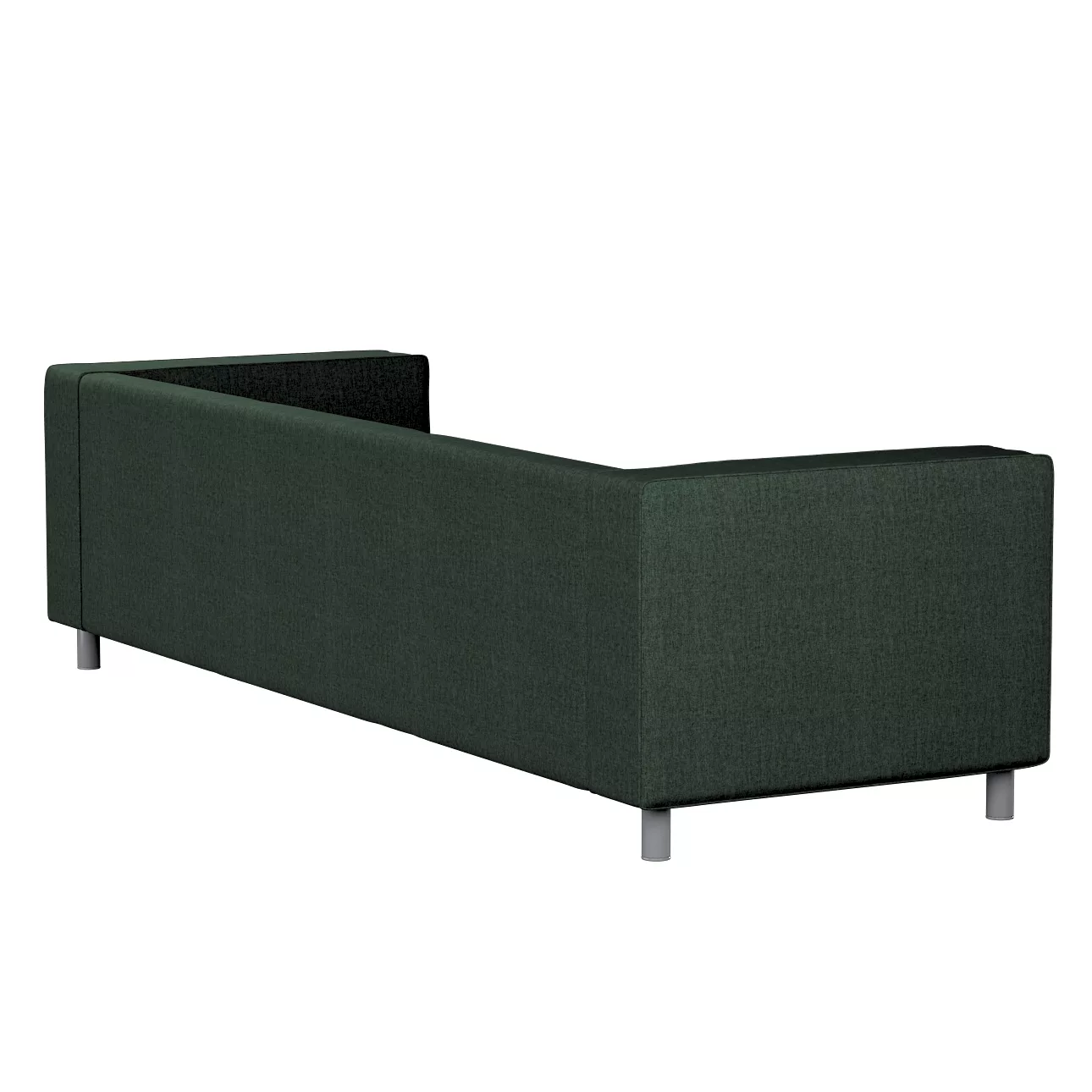 Bezug für Klippan 4-Sitzer Sofa, dunkelgrün, Bezug für Klippan 4-Sitzer, Ci günstig online kaufen