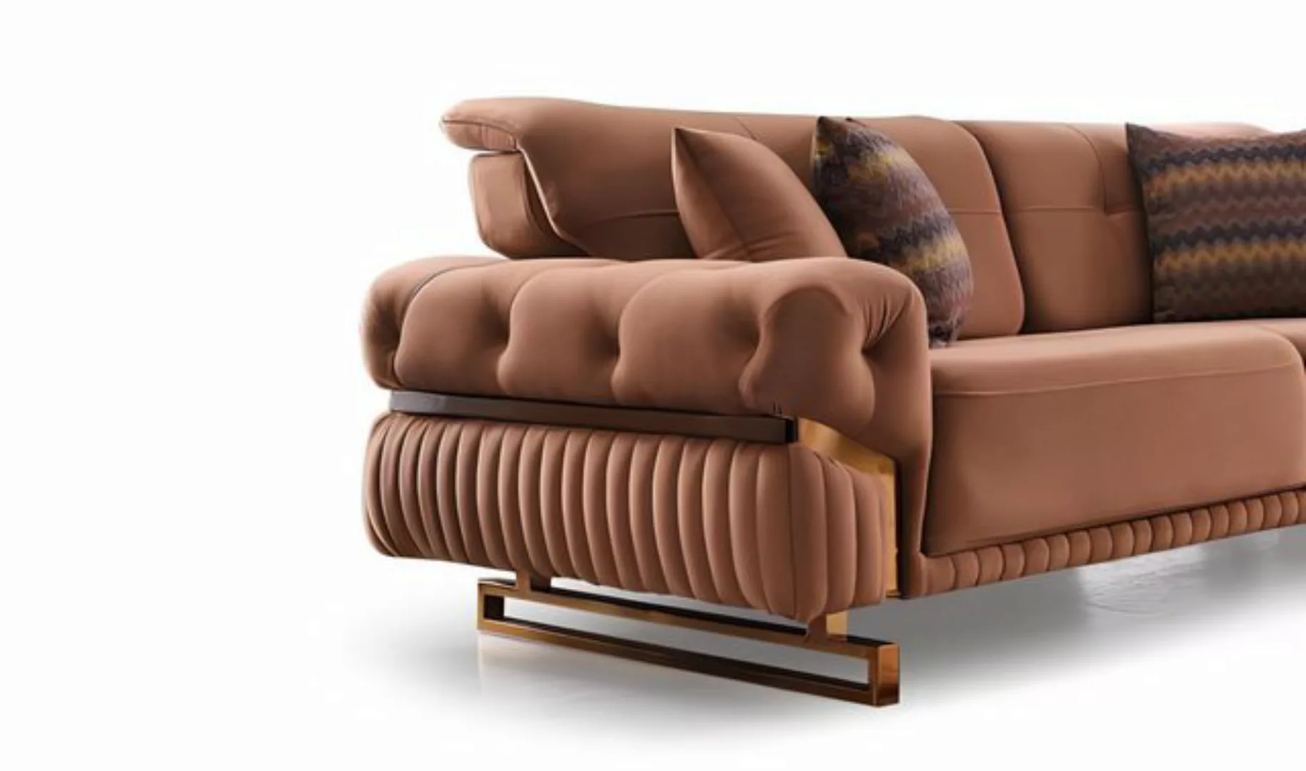 Xlmoebel Sofa Neues Wohnzimmermöbel - Luxuriöses Dreisitzer-Sofa aus, Herge günstig online kaufen