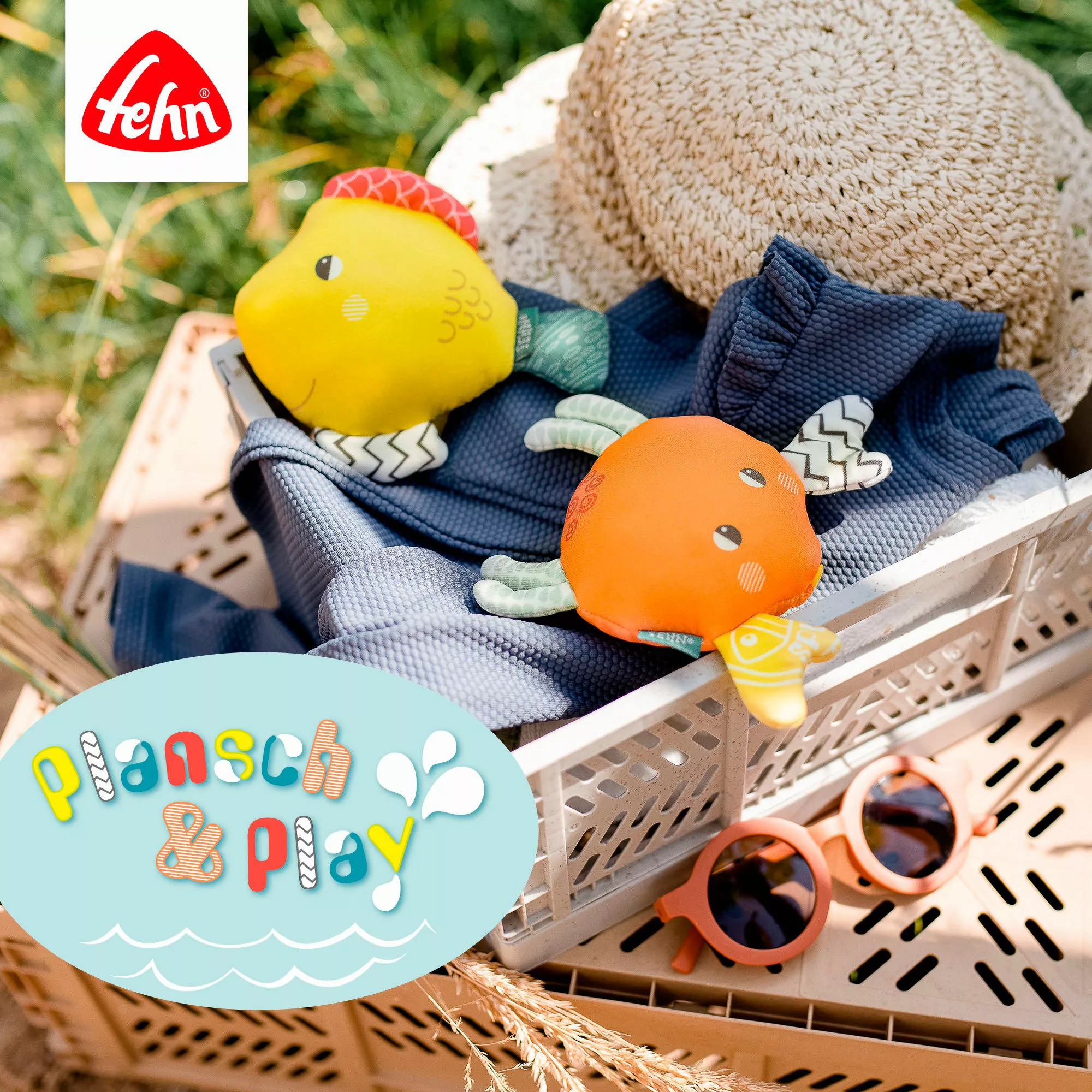 Fehn Badespielzeug Plansch & Play, Spritztiere-Set, günstig online kaufen