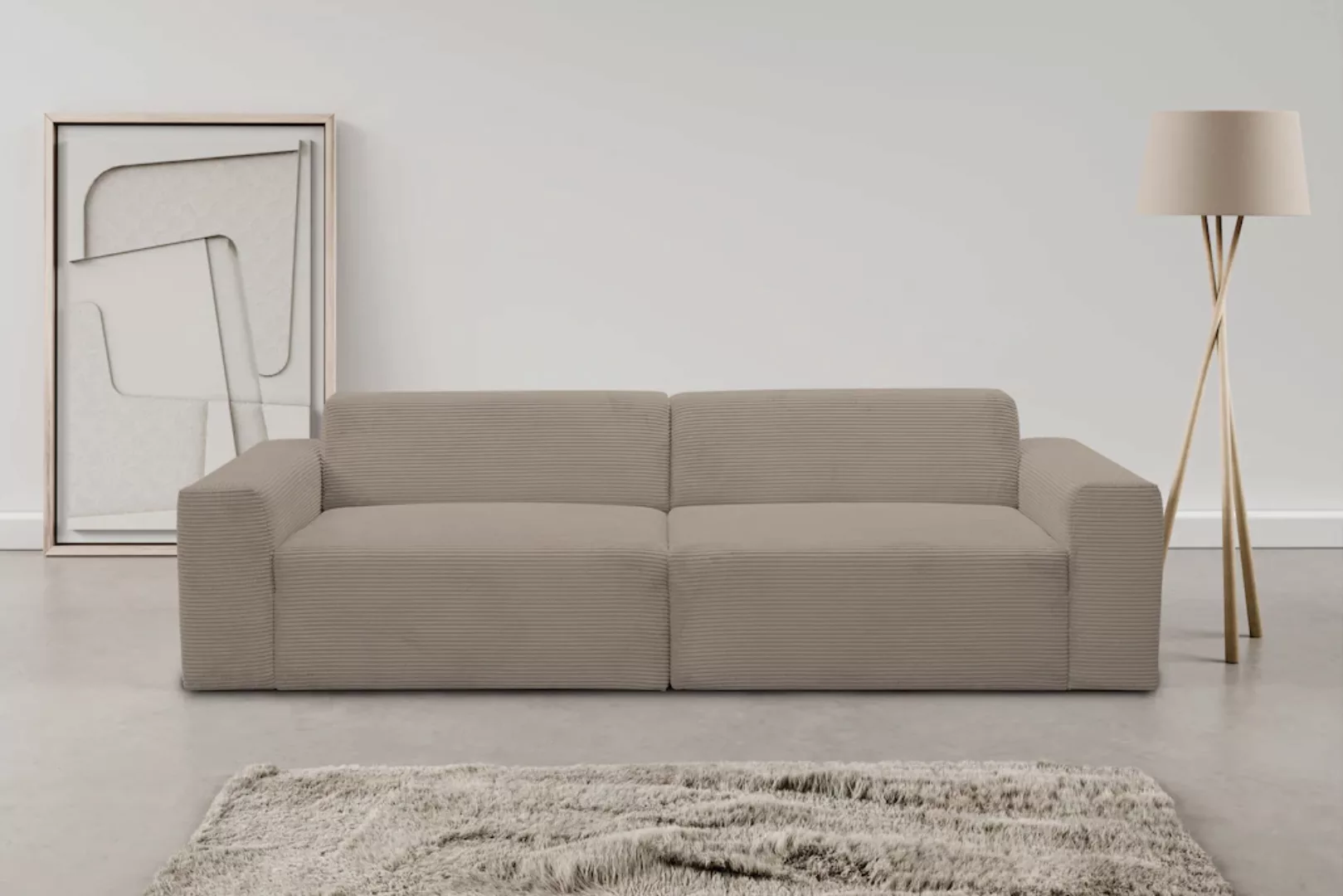 WERK2 Sofa "Zeus 3-Sitzer, Big-Sofa, Breite 256cm, Tiefe 105cm, modern und günstig online kaufen