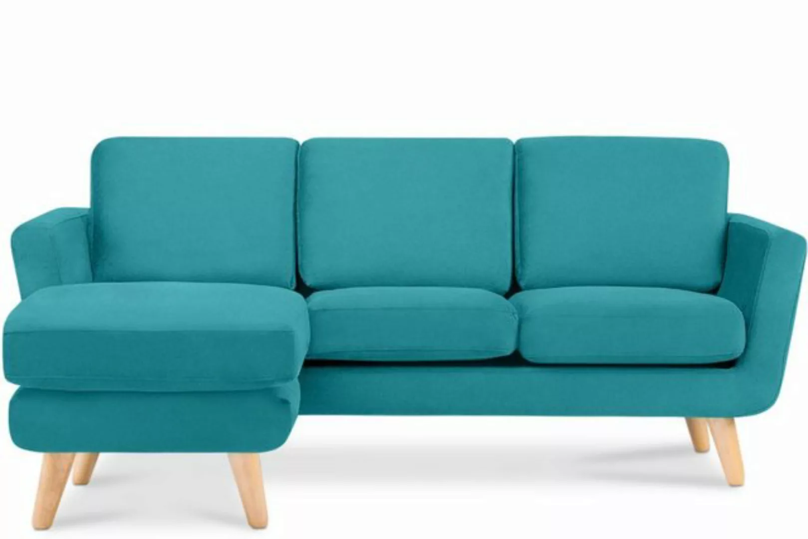 KONSIMO Ecksofa TAGIO links, Scandi-Stil, mit Armlehnen, Made in Europe, Ge günstig online kaufen